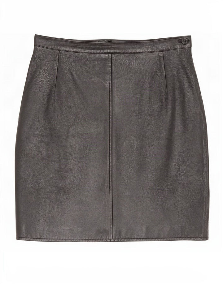i Blues Damska skórzana spódnica IT 42 Medium W28 Czarna