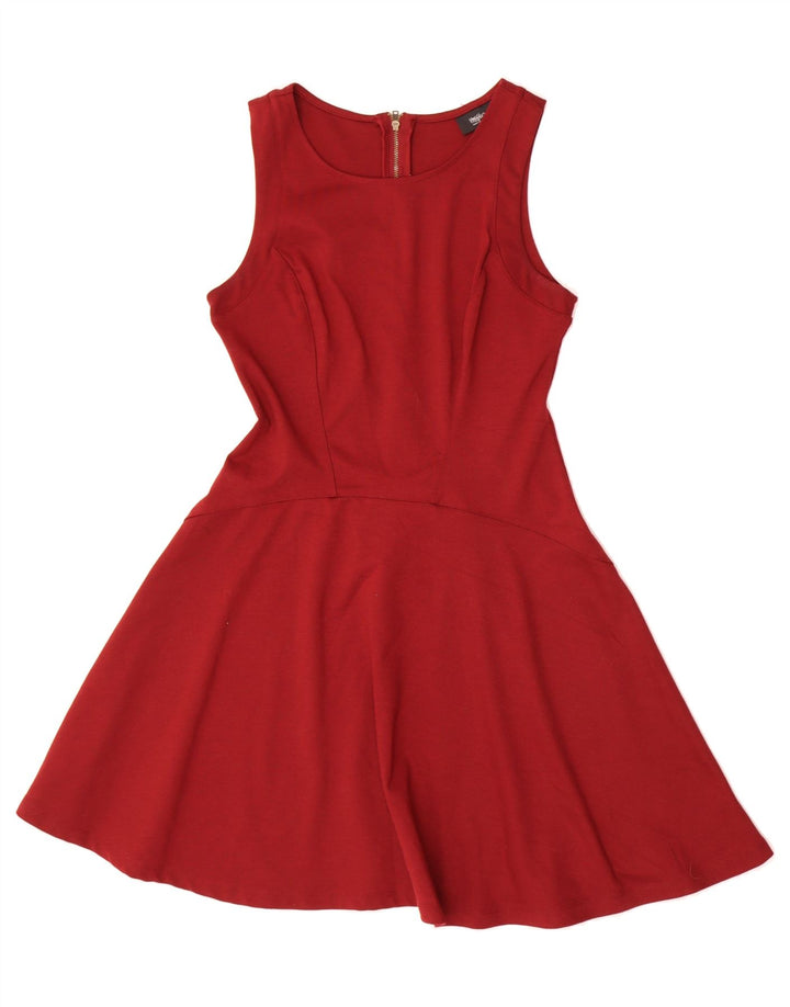 MOSSIMO Womens Sleeveless A-Line Dress UK 6 XS Red Polyester Vintage Mossimo and Second-Hand Mossimo from Messina Hembry 