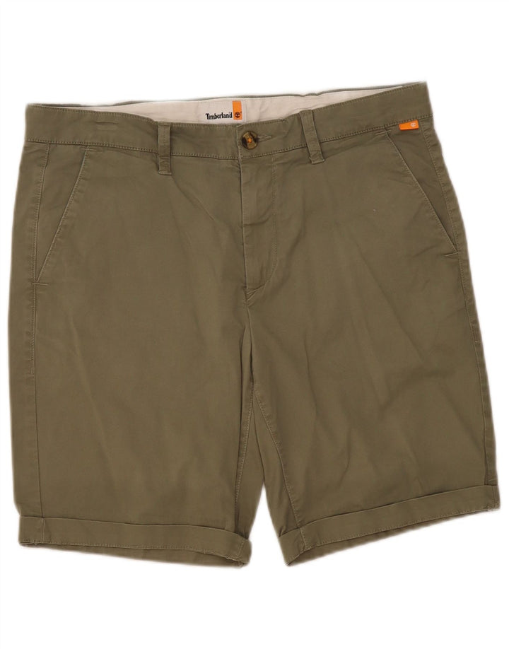 Męskie spodenki chino Timberland W33, średnia bawełna khaki