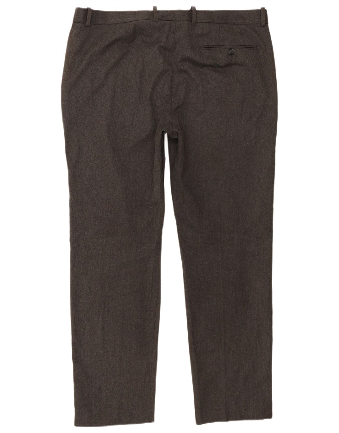 Męskie spodnie chino Marks & Spencer Slim Fit W38 L31 Szary poliester