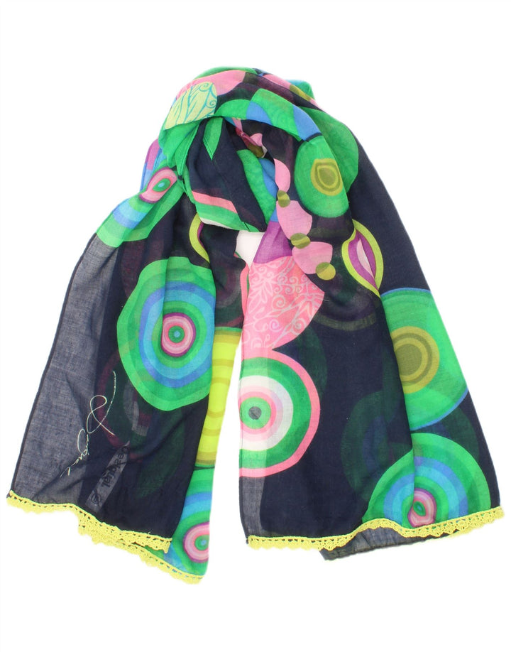 Desigual damski szalik prostokątny, jeden rozmiar, wielokolorowy, artystyczny