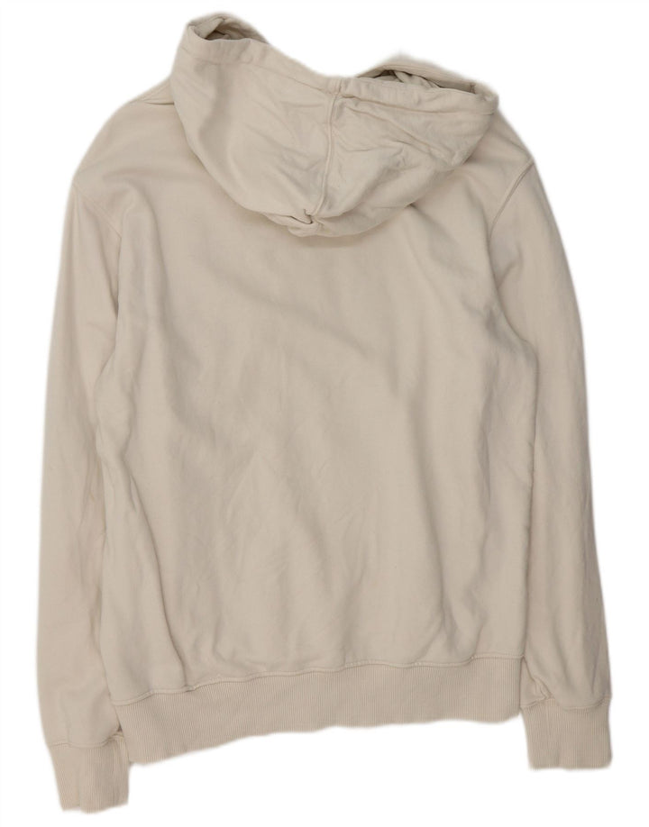 Męski sweter z kapturem Dickies z grafiką, duży, z białej bawełny