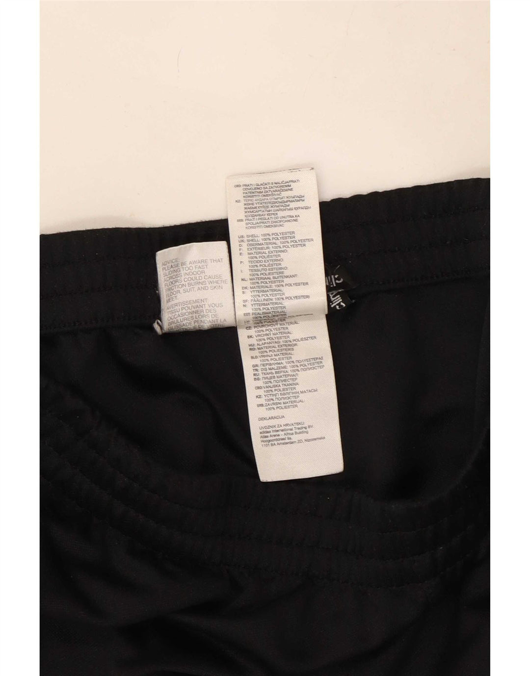 Męskie spodnie dresowe Adidas XL, czarne, poliestrowe