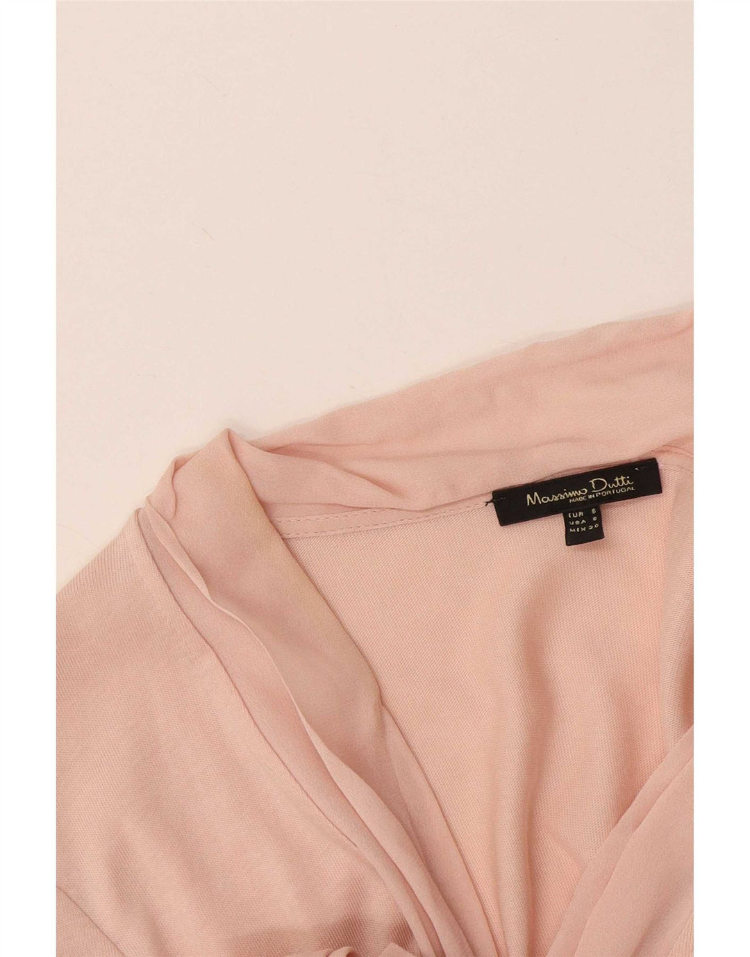 Damska bluzka z długim rękawem Massimo Dutti UK 10 Small Pink