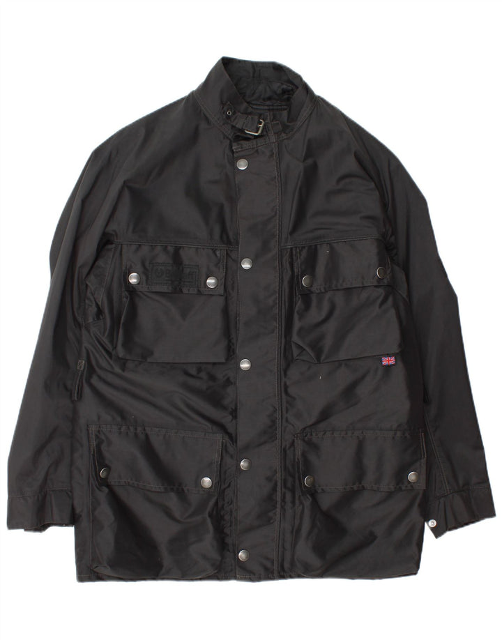 Męska kurtka użytkowa Belstaff UK 38, średni czarny nylon