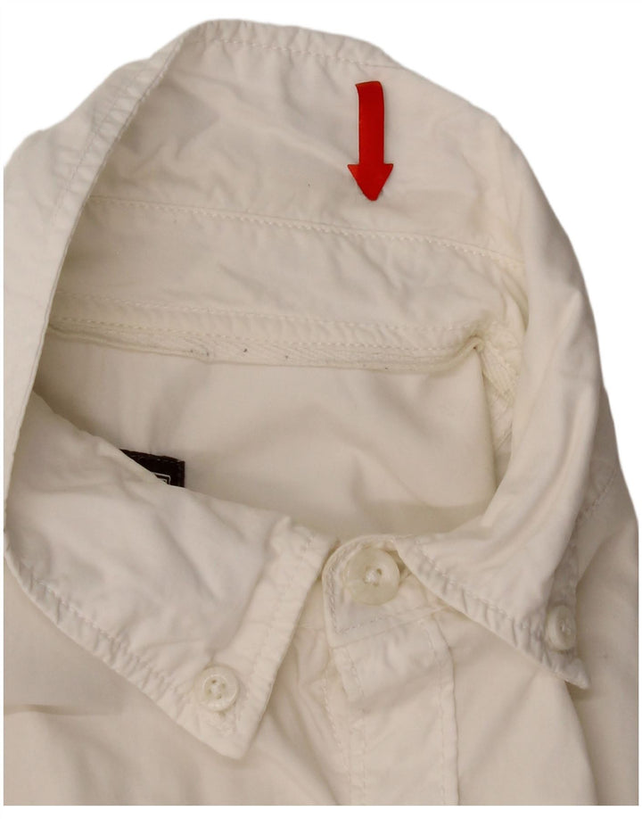 Koszula męska Fat Face, średnia, biała, bawełniana