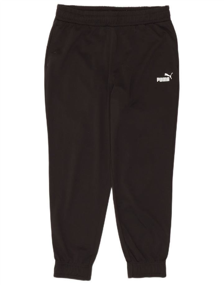 Męskie spodnie dresowe Puma Joggers, średni czarny poliester