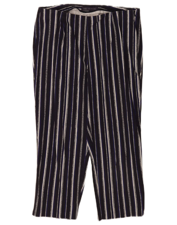 Spodnie damskie Capri Marks & Spencer UK 12 Medium W30 L20 Granatowe