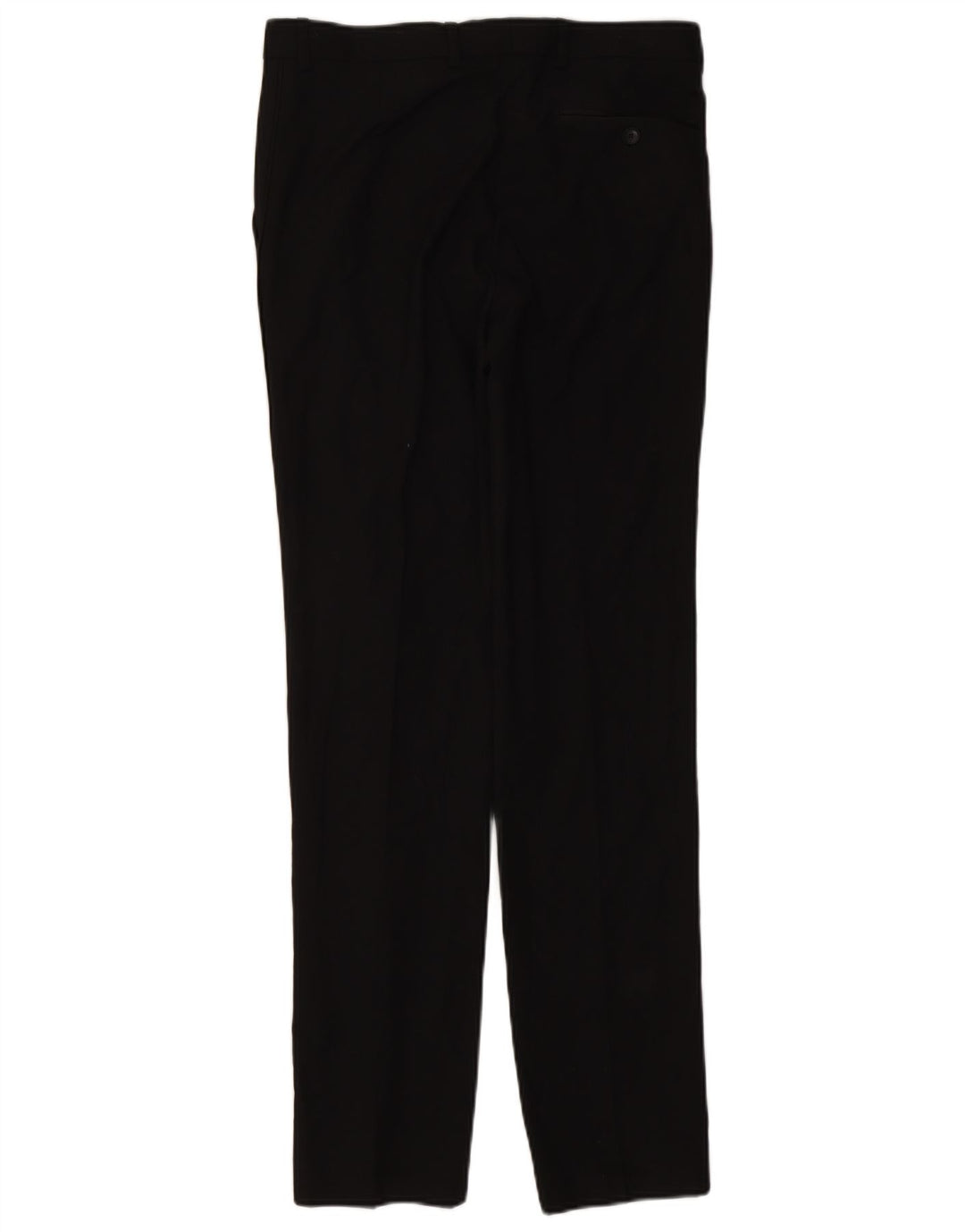 Marks & Spencer Męskie spodnie garniturowe slim fit W32 L33 Czarny poliester