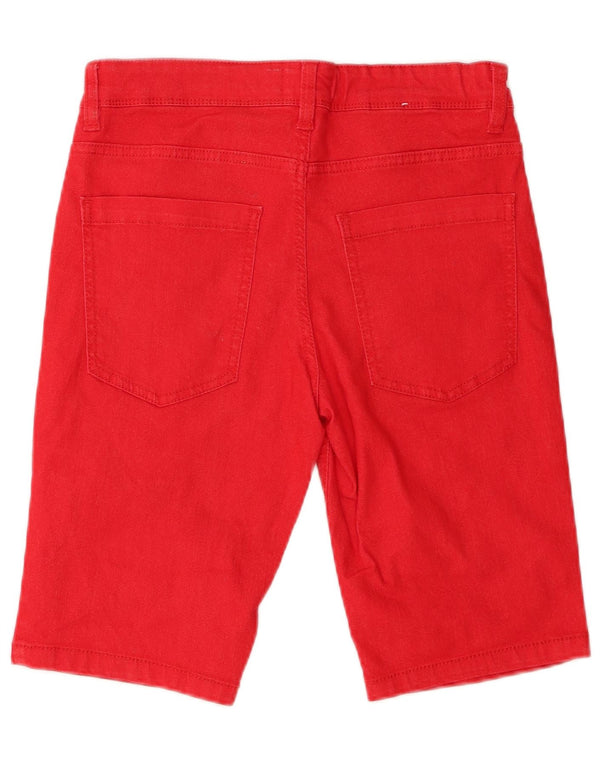 Spodenki jeansowe chłopięce Benetton 15-16 lat W29 czerwone