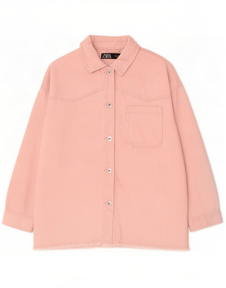 Kurtka damska Zara Oversize UK 10, mała, różowa