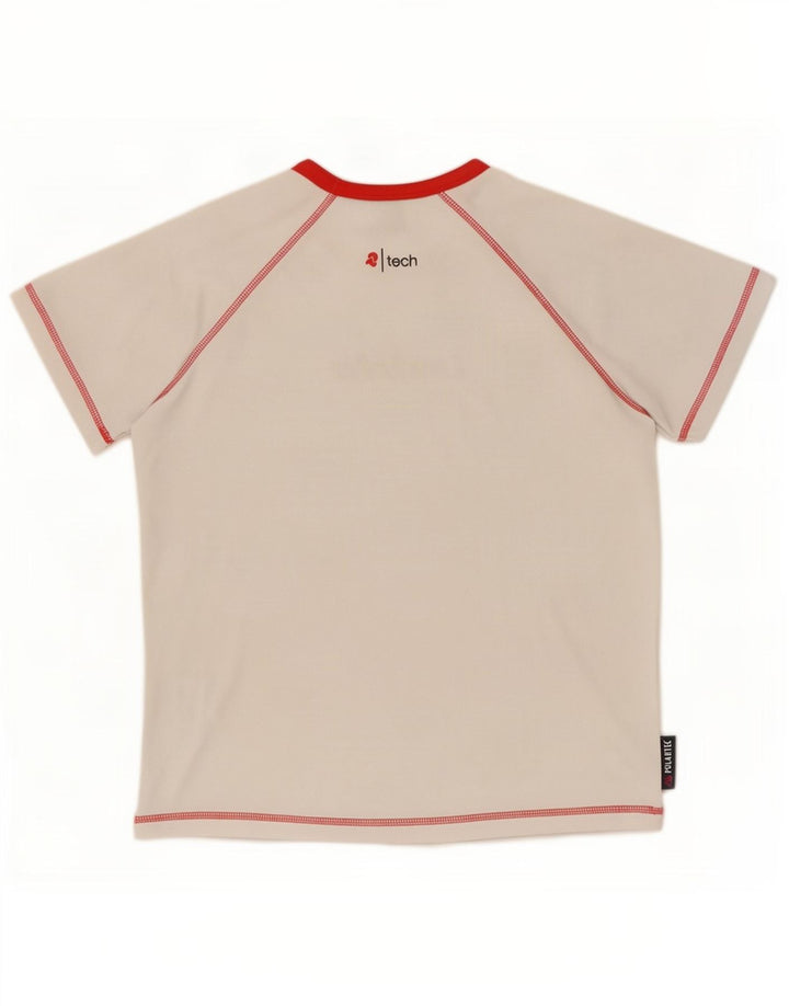Chłopięcy T-shirt z grafiką Invicta, duży, 11-12 lat, biały poliester
