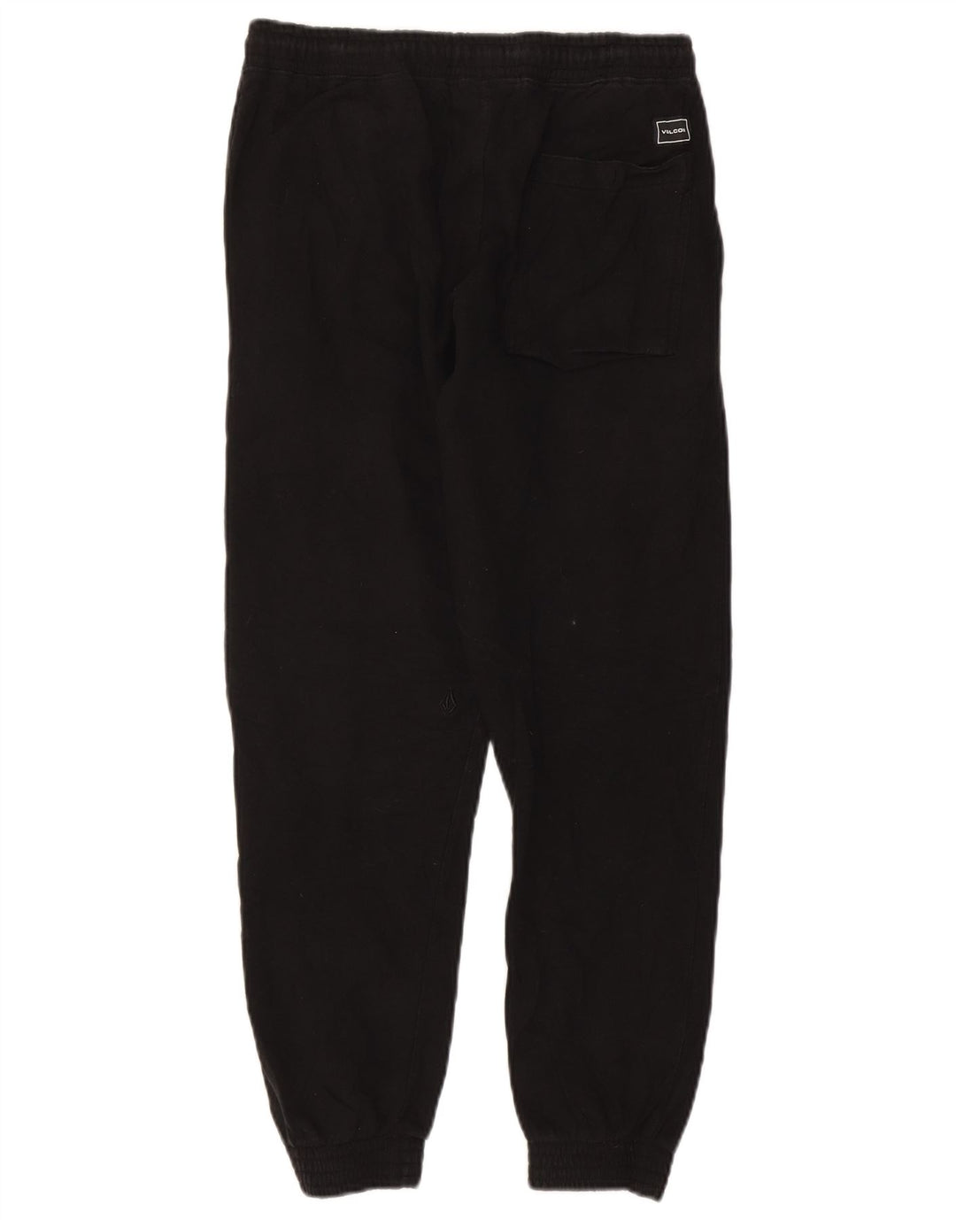 Męskie spodnie dresowe Volcom Joggers, średnia czarna bawełna