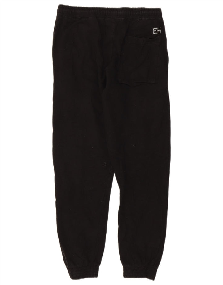 Męskie spodnie dresowe Volcom Joggers, średnia czarna bawełna