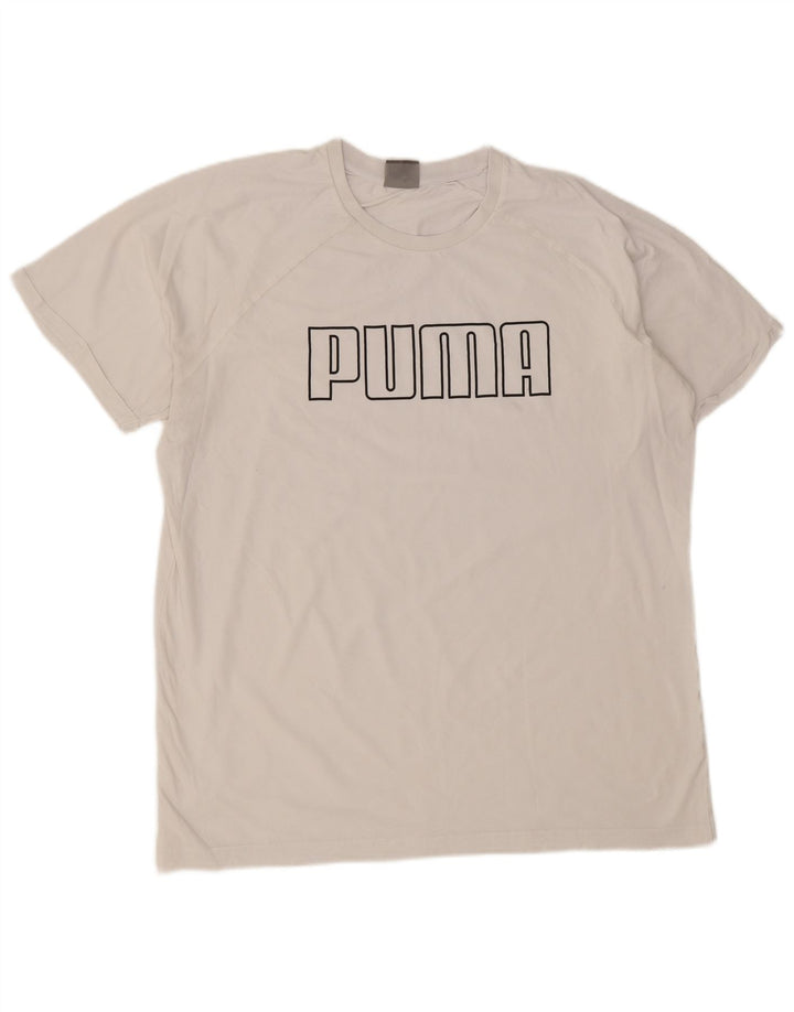 Męski T-shirt Puma z grafiką, duży, biały