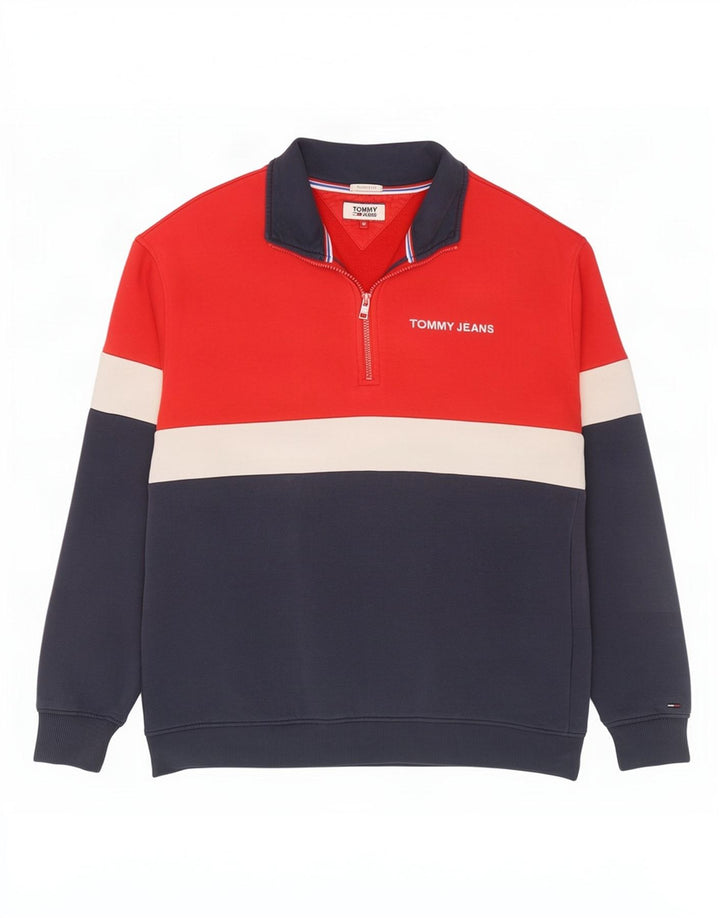 Męska bluza dresowa Tommy Hilfiger o swobodnym kroju, średnia, wielobarwna