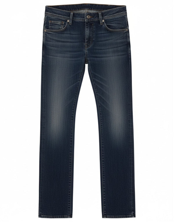 Damskie jeansy Diesel Newz Straight Slim W27 L34 Niebieskie bawełniane