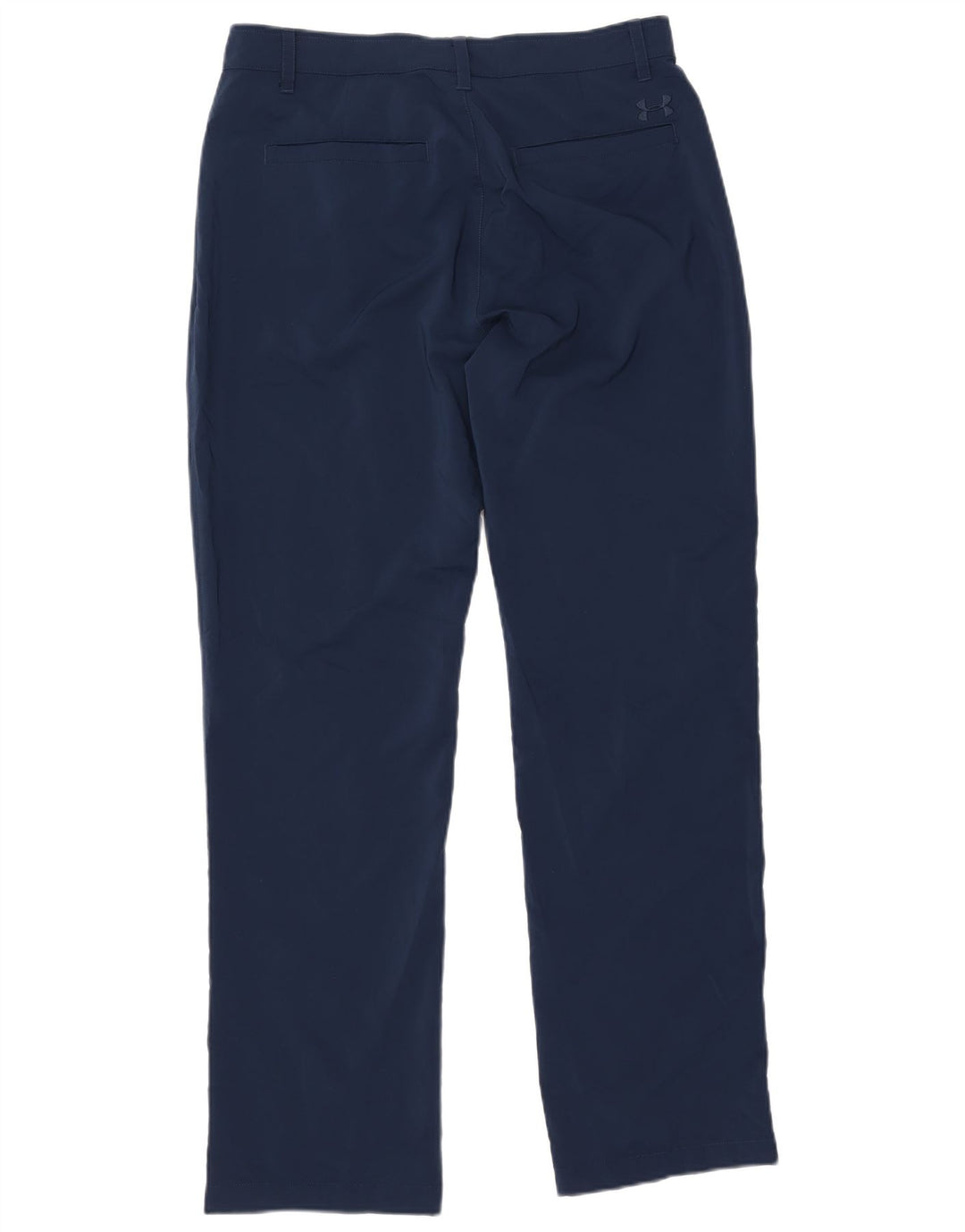 Męskie proste spodnie casualowe UNDER ARMOUR W34 L32 Granatowy poliester