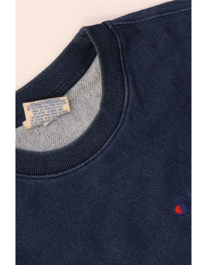 Sweter damski Champion Crop Oversize UK 14, średni granatowy