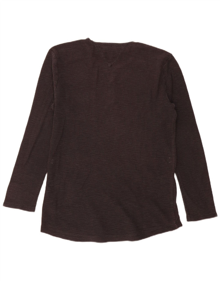 Męski top z długim rękawem Tommy Hilfiger, duży, szary