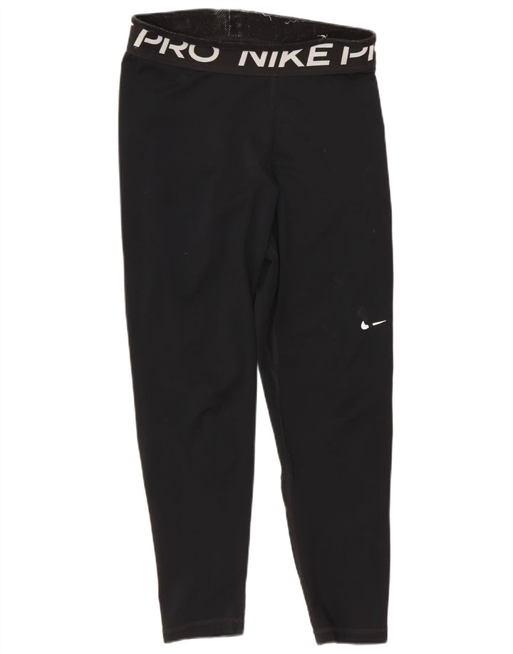 Damskie legginsy Nike Capri Graphic UK 8, małe czarne