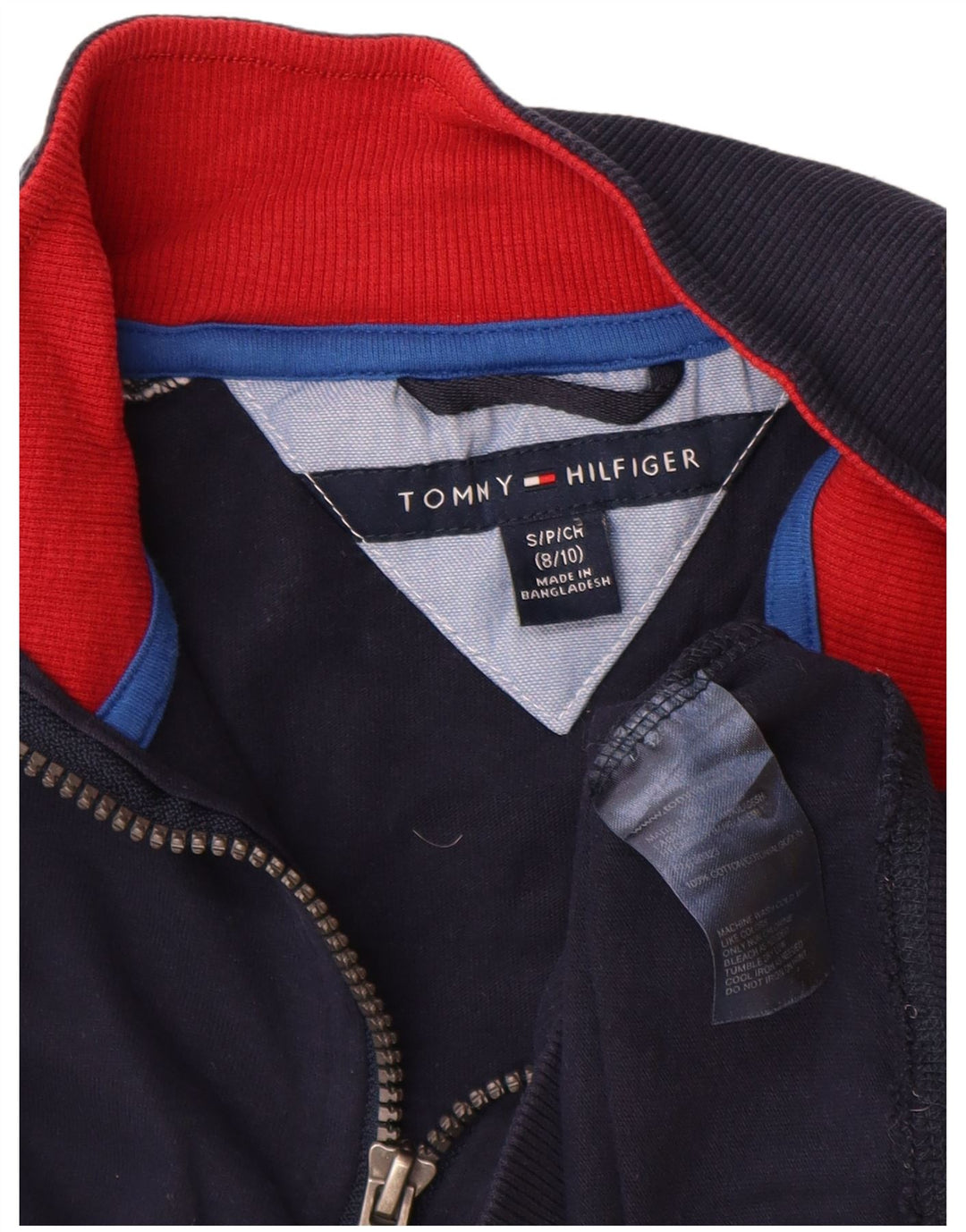 Bluza chłopięca Tommy Hilfiger z grafiką, 8-9 lat, mała, granatowa