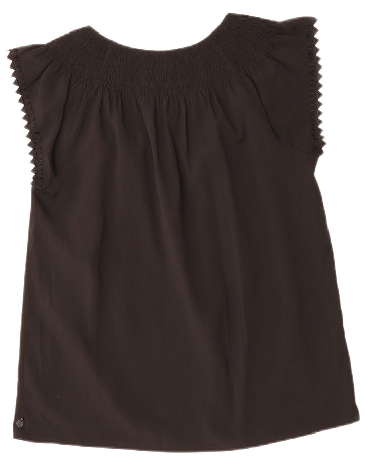Bluzka damska MAISON SCOTCH Top UK 14 Średni czarny poliester
