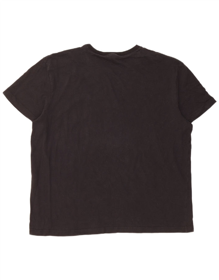 Męski T-shirt z grafiką Kangury, XL, czarny