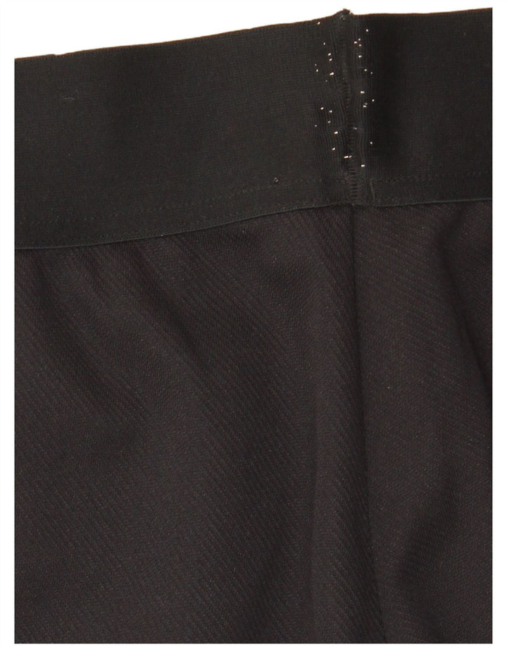 Damskie spodnie dresowe ADIDAS UK 8/10, małe, czarne, poliestrowe