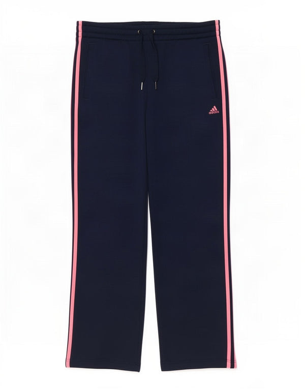 Damskie spodnie dresowe Adidas Climalite UK 12/14 Średni granat