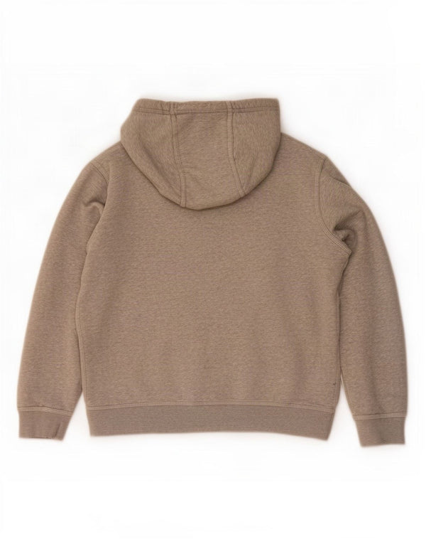 Męski sweter z kapturem Nike z grafiką, średnioszary, bawełniany w cętki