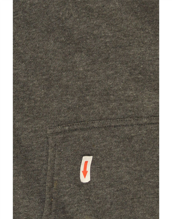 Damski sweter z kapturem Nike Graphic Oversize US 8/10, średnioszary, bawełniany