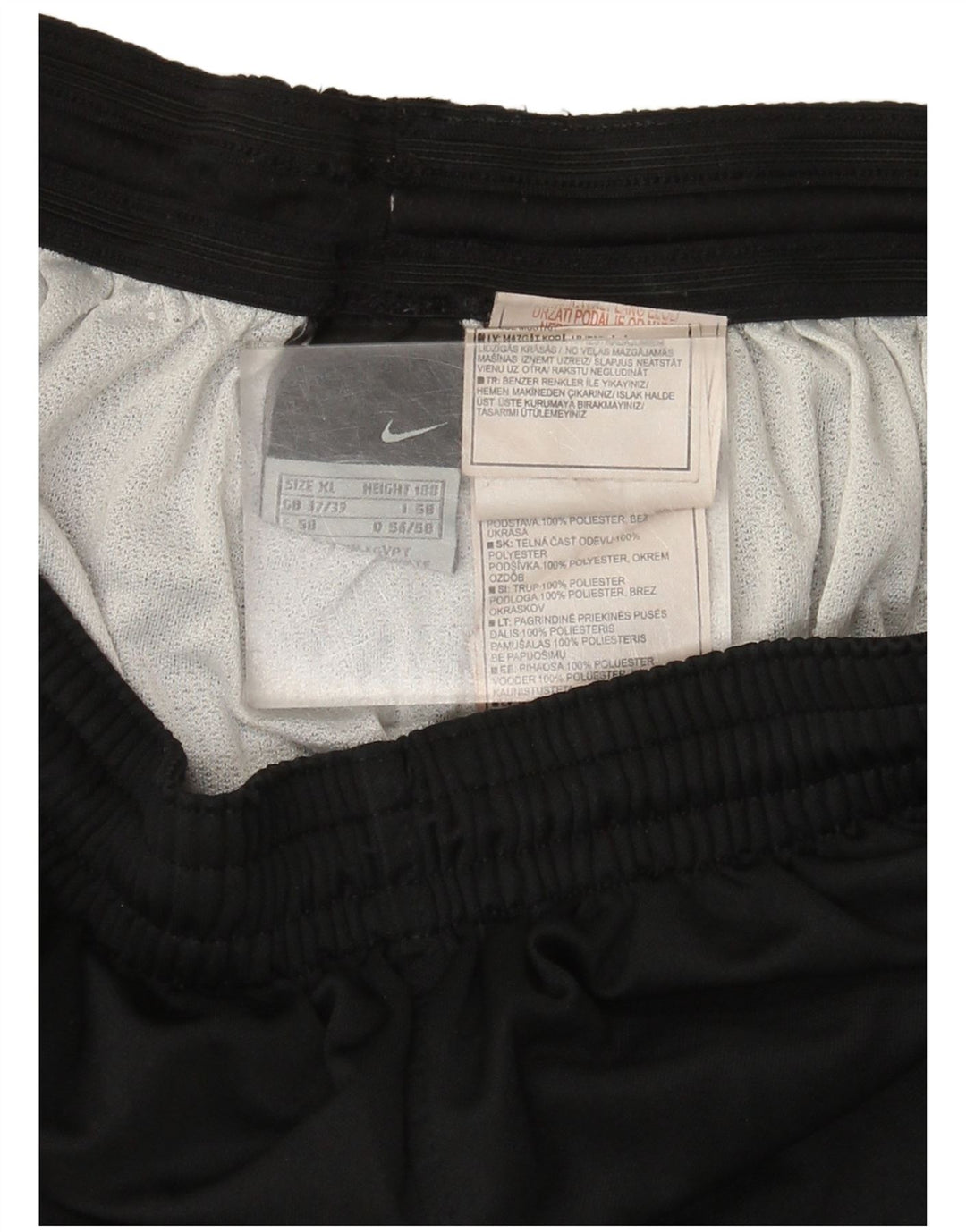 Męskie spodenki sportowe Nike XL, czarne, poliestrowe