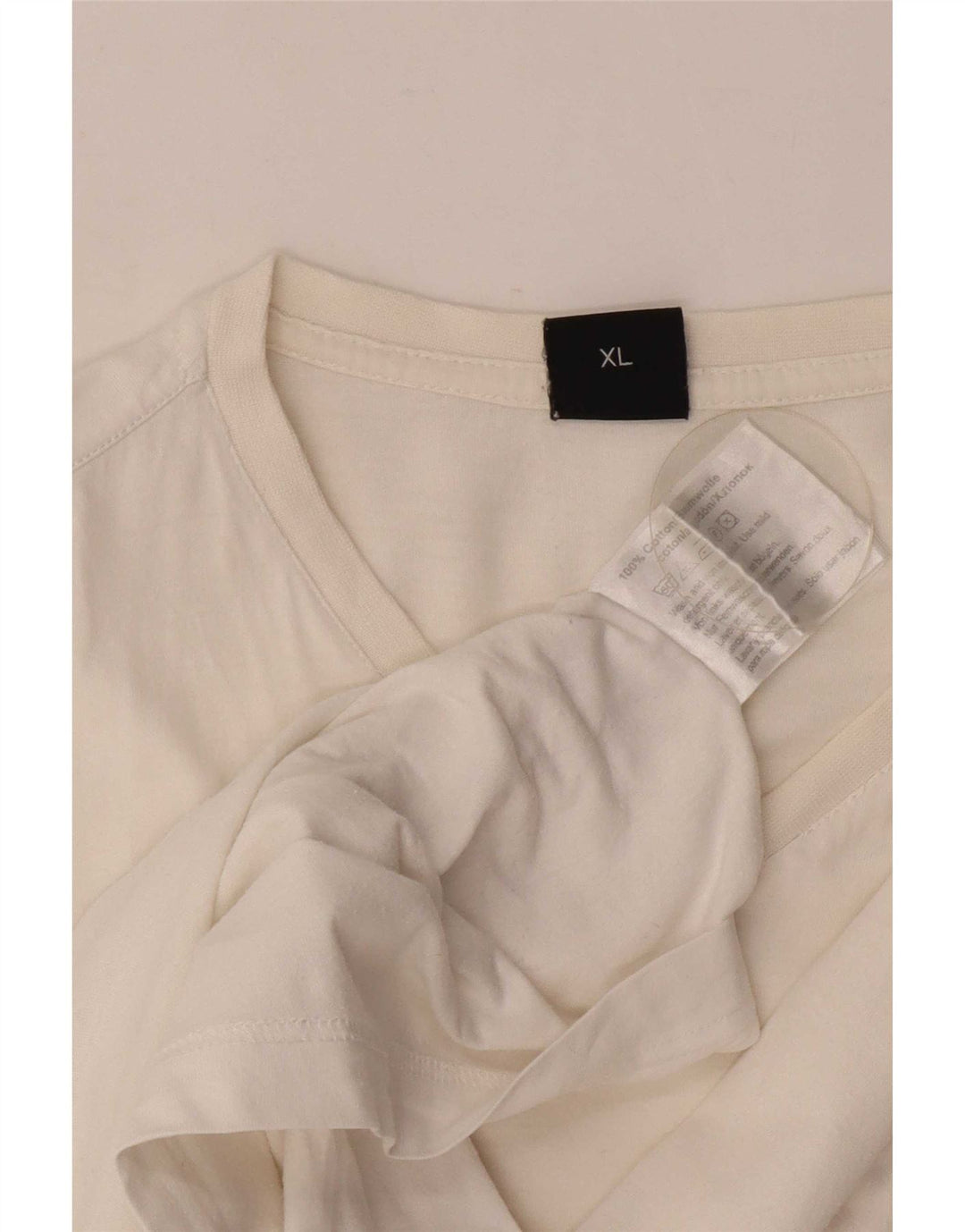 T-shirt męski Hugo Boss, top XL, biała bawełna
