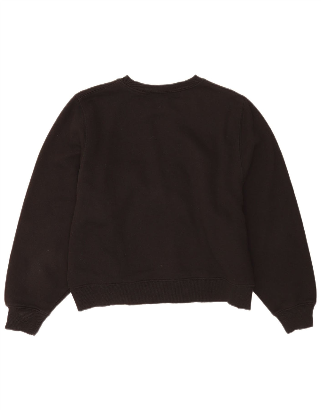 Damska bluza oversize Zara Crop UK 14, średnia czarna bawełna