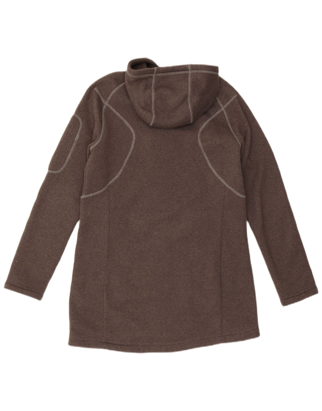 Damska kurtka dresowa z kapturem JACK WOLFSKIN UK 16, duża brązowa