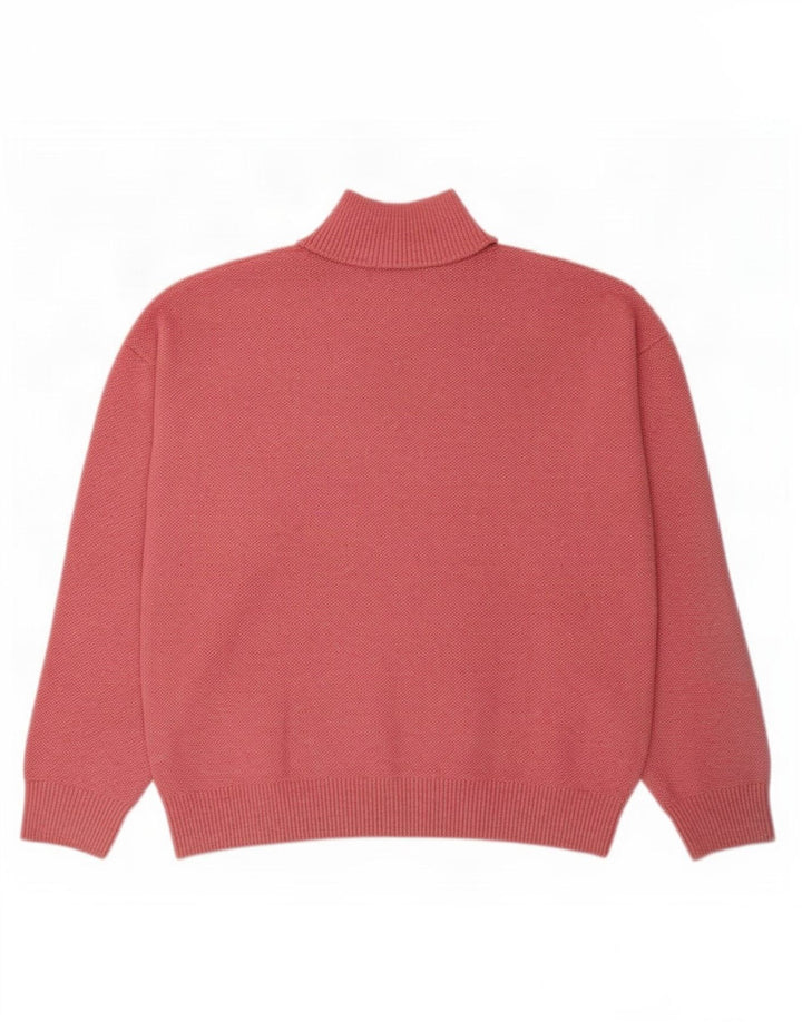 Marks & Spencer Damski sweter z golfem, UK 14, średni róż