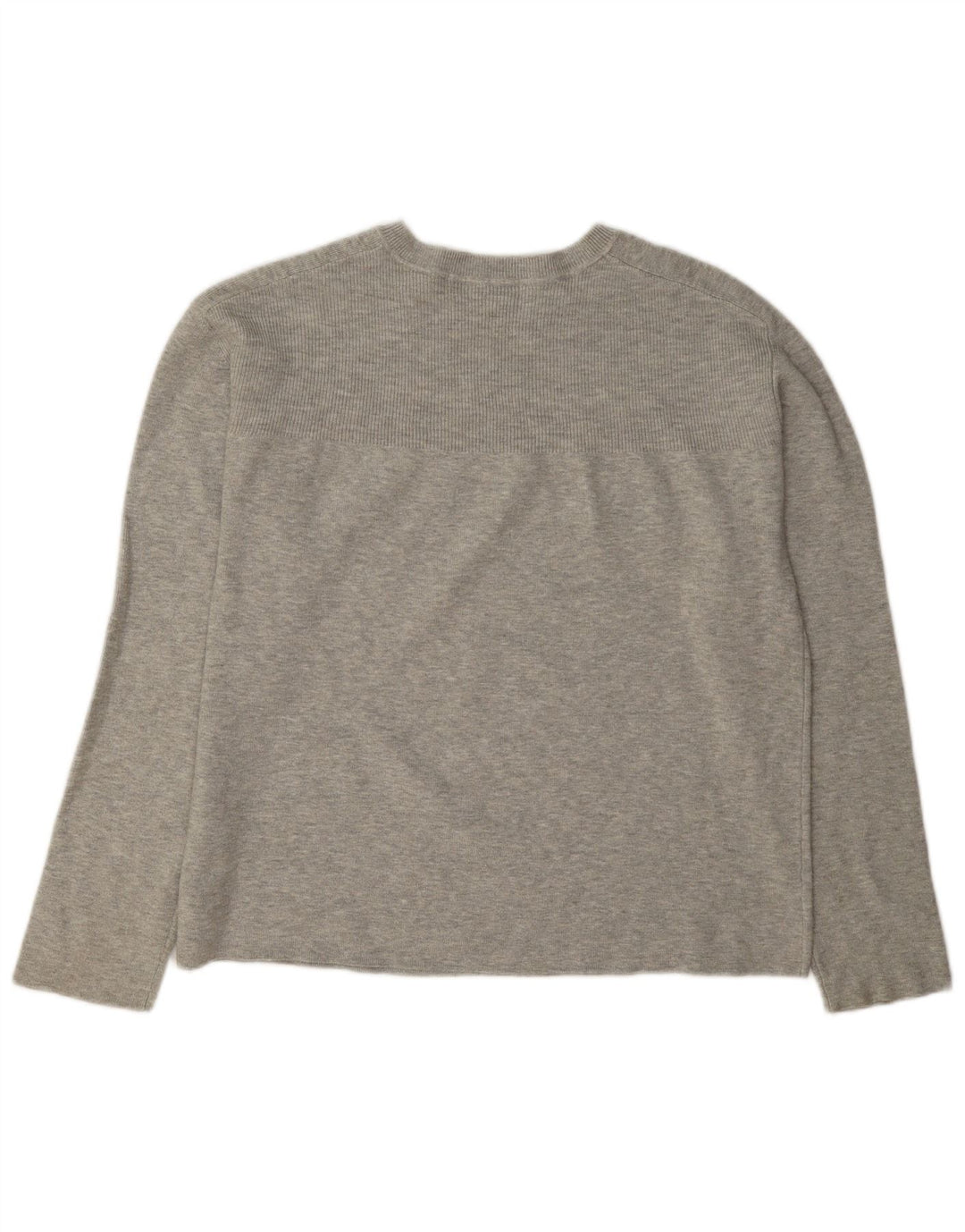 Sweter damski Marks & Spencer z okrągłym dekoltem, UK 14, średnioszara wiskoza