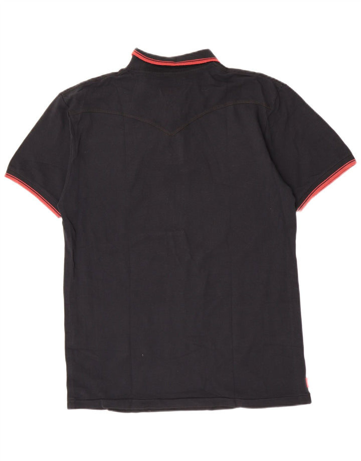 Męska koszulka polo Levi's 2XL, czarna, bawełniana