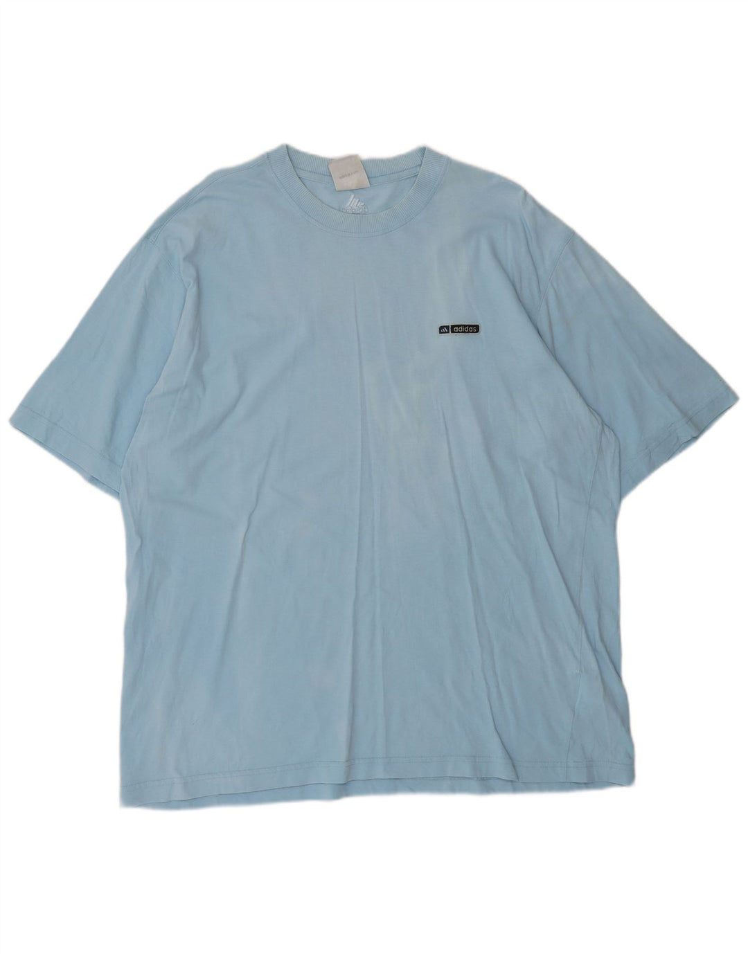 T-shirt męski ADIDAS XL, niebieski, bawełniany