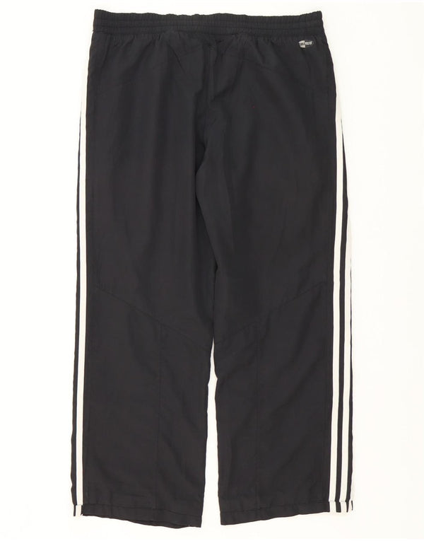 Damskie spodnie dresowe Adidas Clima Proof UK 12, średni czarny poliester