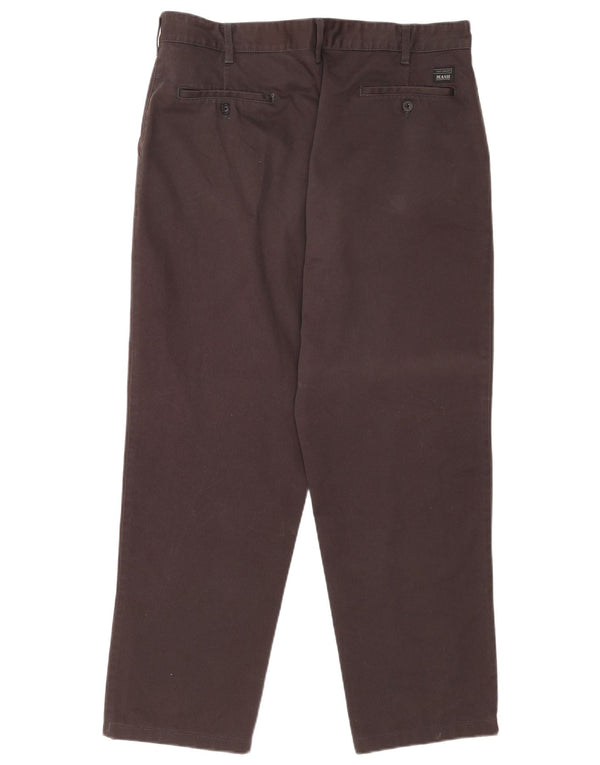 Męskie proste spodnie chino Mash IT 54 2XL W36 L29 Szara bawełna
