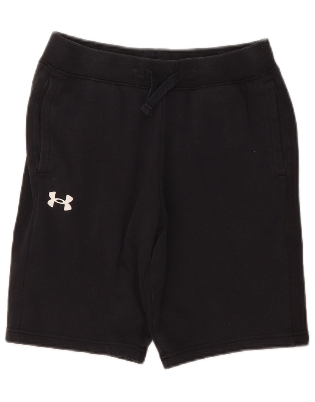 Chłopięce spodenki sportowe UNDER ARMOUR na 11-12 lat, duże, czarne, bawełniane