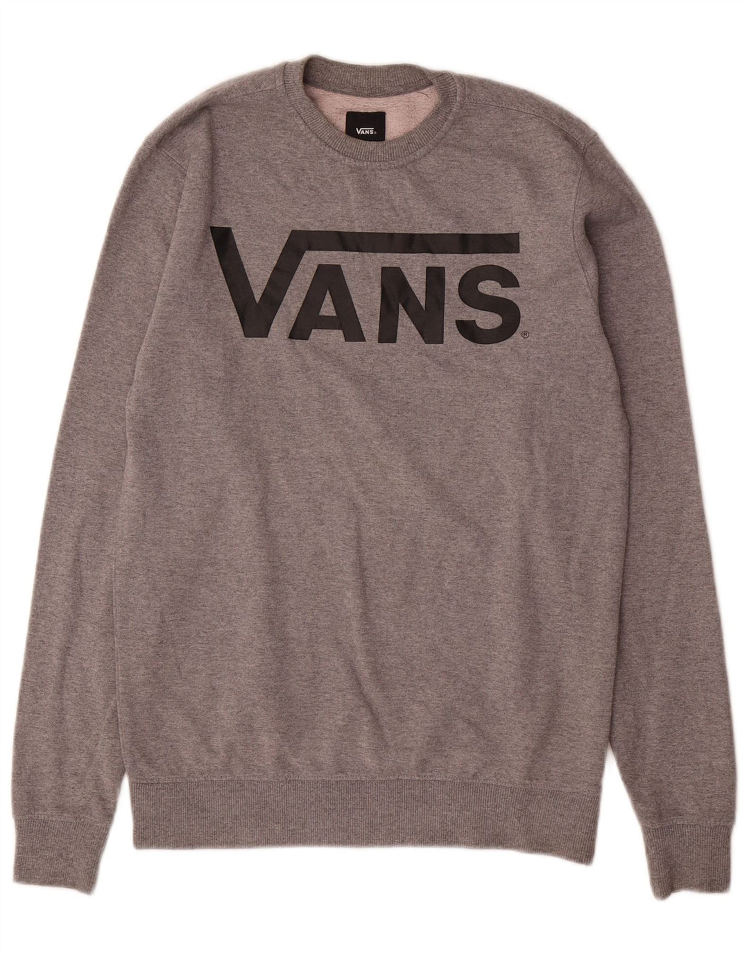 Męska bluza z grafiką Vans, sweter XS, szara bawełna