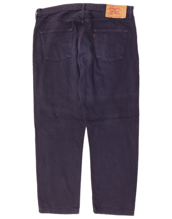 Męskie jeansy Levi's 501 Straight W40 L28 Granatowe