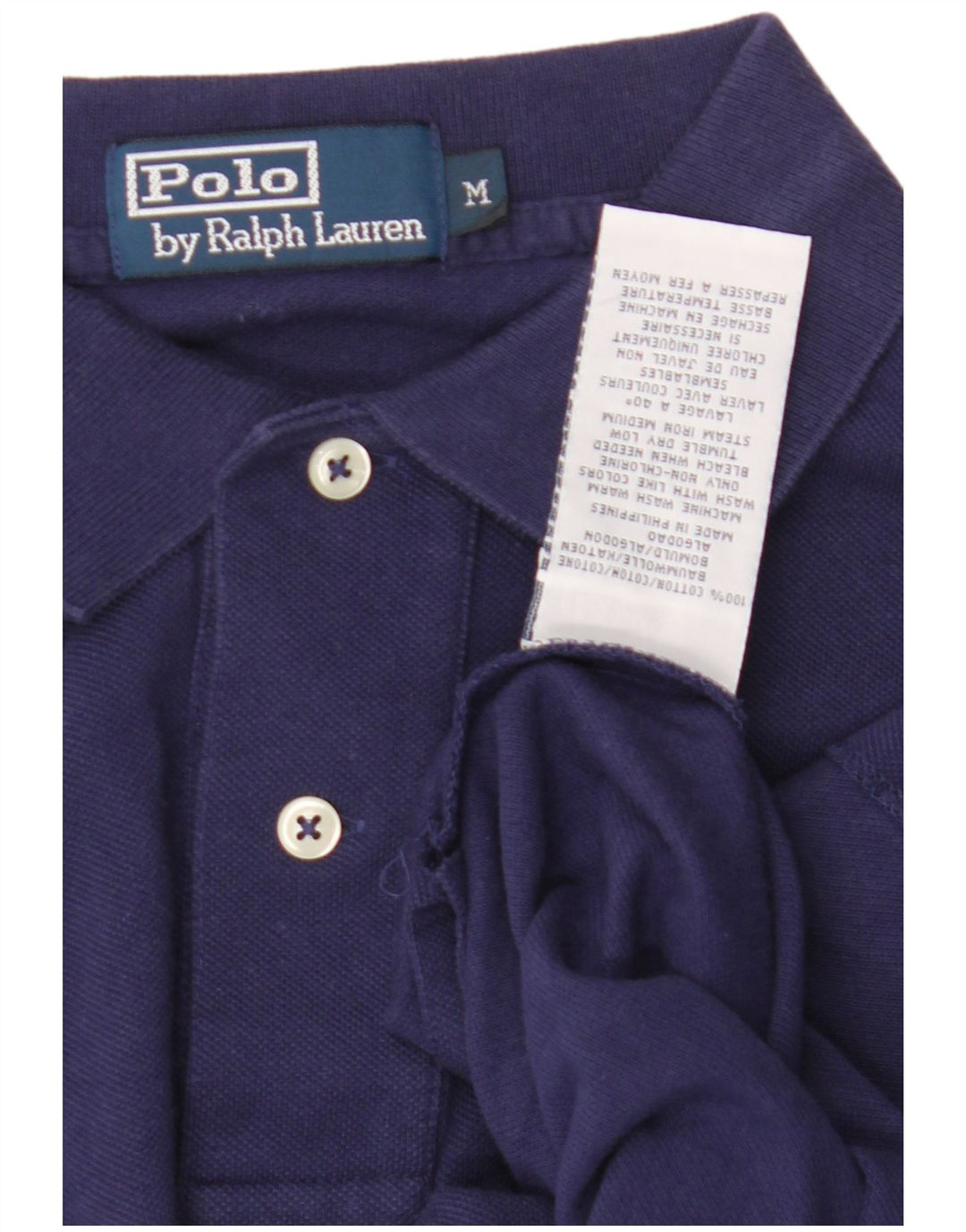 Koszula męska Polo Ralph Lauren, średnia, granatowa, bawełniana