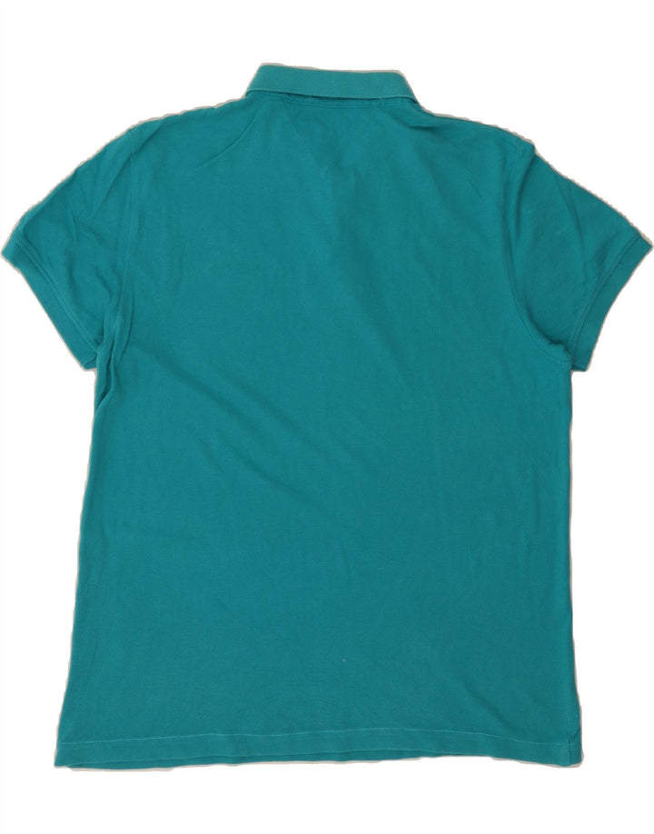 TOMMY HILFIGER Mens Polo Shirt XL Turquoise Vintage Tommy Hilfiger and Second-Hand Tommy Hilfiger from Messina Hembry 