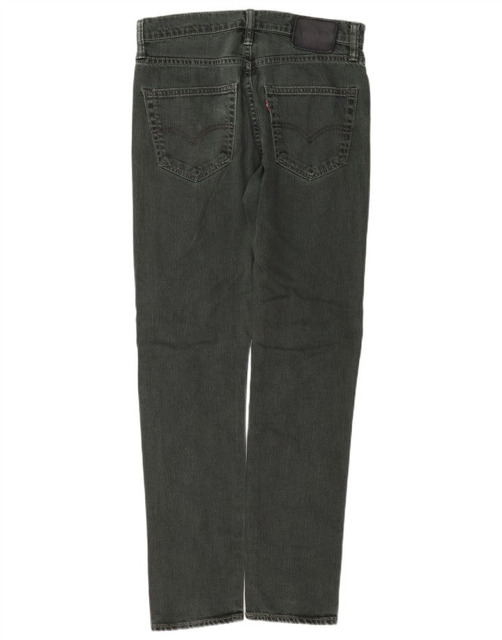 Damskie jeansy Levi's Slim W28 L32 Zielona bawełna