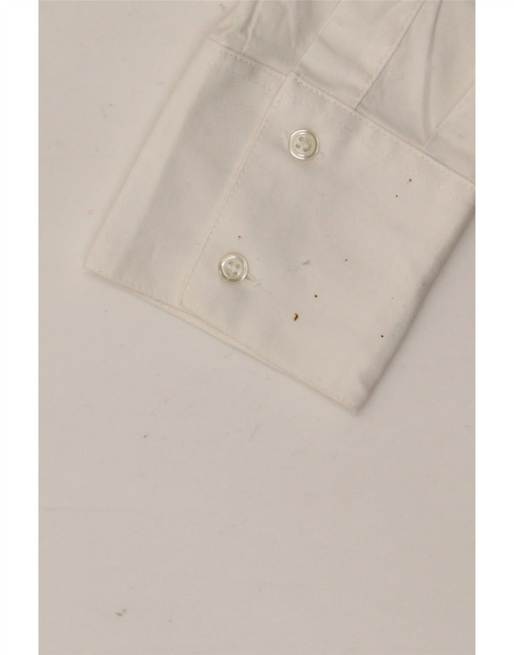 Koszula damska Vintage UK 14 Średnia biała bawełna