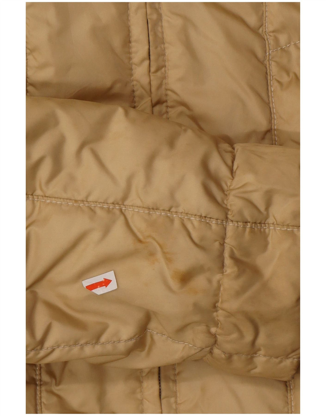 FAY Womens Padded Coat UK 14 Medium Beige Polyamide